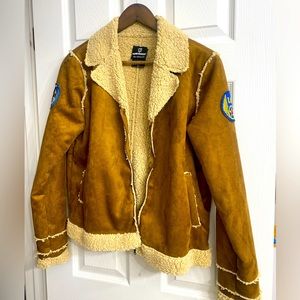 Sherpa lined aviator jacket “Tomb Raider”